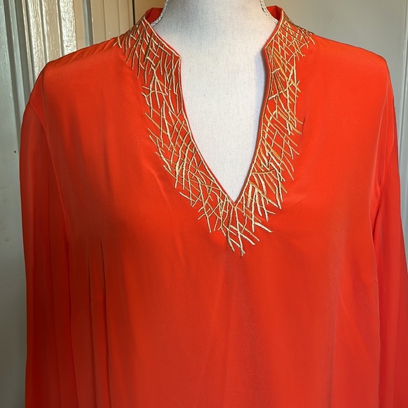 NWT Bonnie Roseman 100% Silk Top - Picture 2 of 6